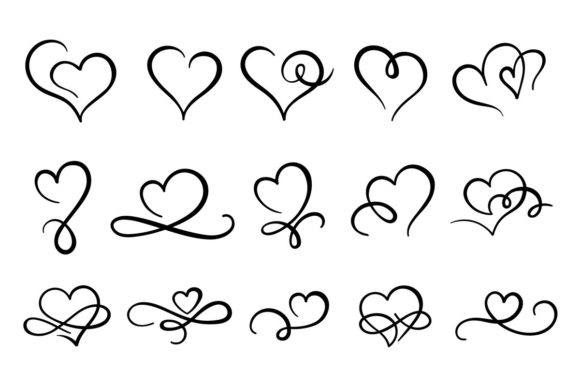 Download Love Hearts Flourish - Hearts Collection
