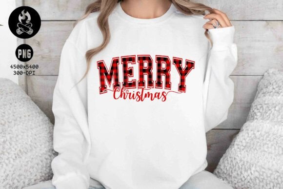 Download Merry Christmas PNG – Red Buffalo Plaid - Premium Resources