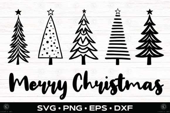 Download Merry Christmas Trees SVG - PNG ClipArt - Merry christmas trees svg Collection