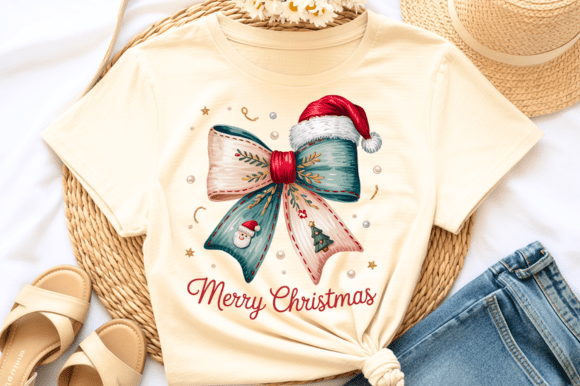 Download Merry Christmas Bow PNG | Holiday Design - Premium Resources