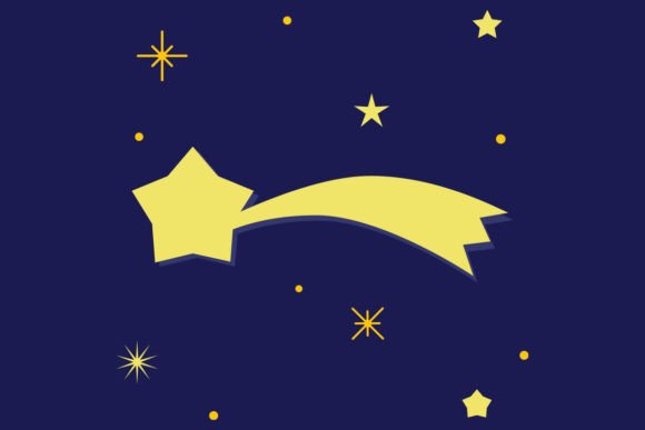 Download Big Christmas Star with Night Starry Sky - Christmas star Collection
