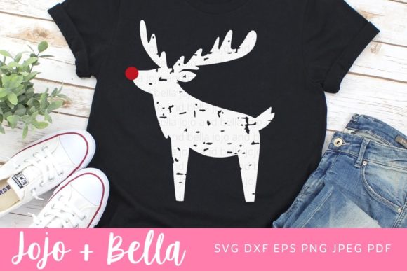Download Grunge Reindeer - Reindeer Collection