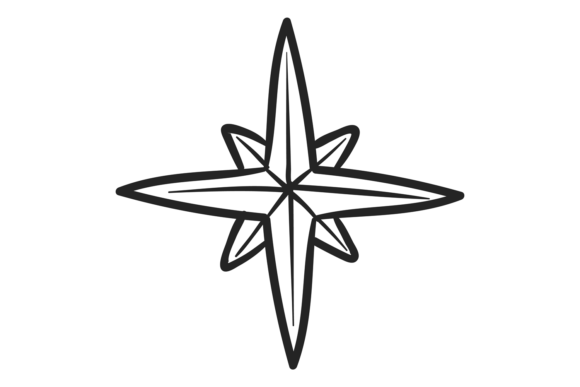 Download Christmas Star Doodle. Holiday Decoratio - Christmas star Collection